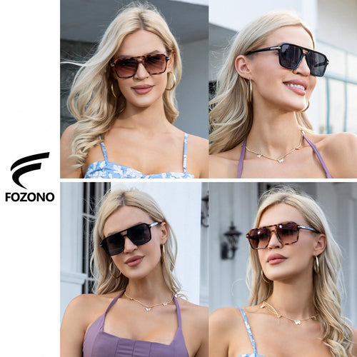 Aviator Sunglasses for Women Men Trendy Classic Square 70s 80s 90s Vintage